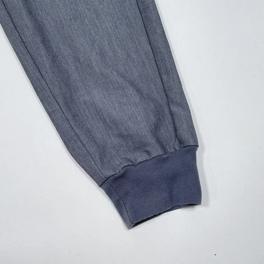 🚩SOLD 🚩 FIGS Zamora Jogger Scrub Pants Medium Gray High Waist - Picture 4 of 10